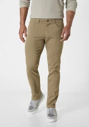 Paddock's Herren Stoffhose PIPE mit Stretch Khaki