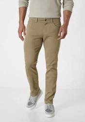 Paddock's Herren Stoffhose PIPE mit Stretch Khaki