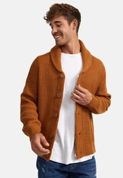 Indicode Sweatjacke INBrandox Orange/Braun