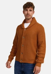 Indicode Sweatjacke INBrandox Orange/Braun