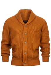 Indicode Sweatjacke INBrandox Orange/Braun