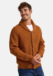 Indicode Sweatjacke INBrandox Orange/Braun
