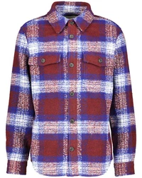 Gant Langarmhemd Overshirt Regular Fit Lila/Dunkelrot/Rot/Bordeaux/Braun