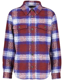 Langarmhemd Herren Overshirt kariert Regular Fit (1-tlg)