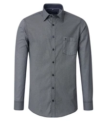 CASAMODA Businesshemd Comfort Fit Grau/Dunkelblau/Dunkelgrün/Blau/Dunkelgrau