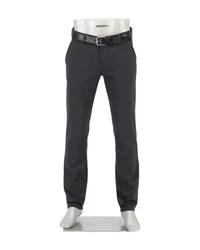 Alberto Chinohose Regular Fit LOU Dunkelgrau/Dunkelblau/Grau