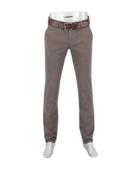 Alberto Chinohose Regular Fit LOU Khaki/Braun/Grau/Beige