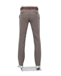Alberto Chinohose Regular Fit LOU Khaki/Braun/Grau/Beige