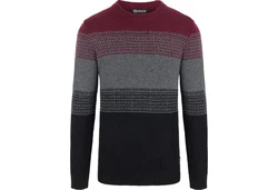 Sherpa Longsleeve Sweatshirt HATAUDA Bordeaux/Dunkelrot/Dunkelblau/Rot/Mischfarben
