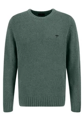 FYNCH-HATTON Rundhalspullover Pullover - Casual Fit Dunkelgrün/Grün