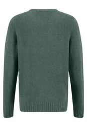 FYNCH-HATTON Rundhalspullover Pullover - Casual Fit Dunkelgrün/Grün