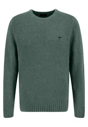 FYNCH-HATTON Rundhalspullover Pullover - Casual Fit Dunkelgrün/Grün