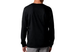 Columbia Rockaway River Graphic Longsleeve T-Shirt mit Logo-дruck Schwarz/Braun