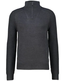 JOOP! Pullover Thom Dunkelgrau/Dunkelblau/Grau