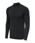 hummel Rundhalspullover Sweater hmlstroke Seamless HalfZip Sweatshirt Dunkelblau/Schwarz