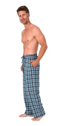 Normann Herren Pyjama Hose Karo