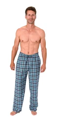 Normann Herren Pyjama Hose Karo