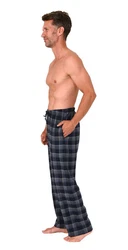 Normann Herren Pyjama Hose Hellblau/Blau/Dunkelblau/Grau