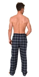Normann Herren Pyjama Hose Hellblau/Blau/Dunkelblau/Grau