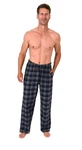 Normann Herren Pyjama Hose Hellblau/Blau/Dunkelblau/Grau