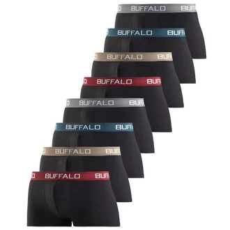 Buffalo Hipster Boxershorts Beige/Khaki/Schwarz/Hellblau/Rot/Dunkelgrün/Grau/Dunkelblau