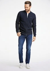 BISON Cardigan Dunkelblau/Hellblau