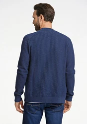 BISON Cardigan Dunkelblau/Blau/Hellblau