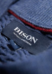 BISON Cardigan Dunkelblau/Blau/Hellblau