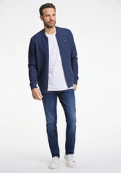 BISON Cardigan Dunkelblau/Blau/Hellblau