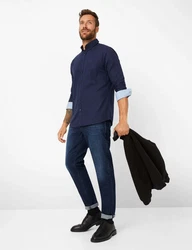 Brax Businesshemd Style DANIEL Dunkelblau