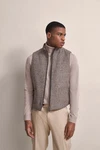 bugatti Kurzweste Braun/Grau/Beige/Lila