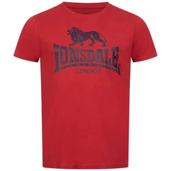 Lonsdale T-Shirt Silverhill Rot/Dunkelrot