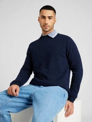 anerkjendt Strickpullover AKRICO Dunkelblau/Blau/Hellblau
