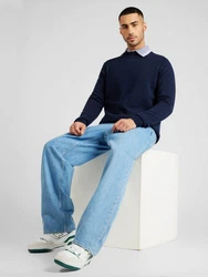 anerkjendt Strickpullover AKRICO Dunkelblau/Blau/Hellblau