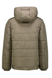 Garcia Anorak Wende-Teddyjacke Steppjacke Dunkelgrün/Khaki/Braun