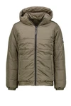 Garcia Anorak Wende-Teddyjacke Steppjacke Dunkelgrün/Khaki/Braun