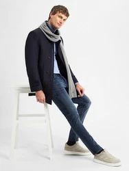 Finshley & Harding Kurzmantel Dunkelblau/Blau