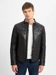 Lederjacke