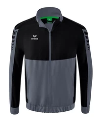 Erima Sweatjacke Six Wings Präsentationsjacke Dunkelblau/Dunkelgrau/Grau