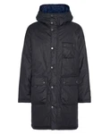 Barbour Winterjacke Parka WINTER WAXED Dunkelblau/Schwarz