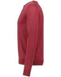 HUGO Strickpullover SAN CEDRIC-M1 Slim Fit beere