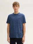 TOM TAILOR T-Shirt blaumeliert