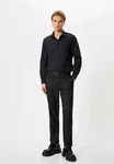 Koton Langarmshirt Slim Shirt Schwarz/Dunkelblau/Braun/Rot