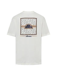 Ellesse T-Shirt Peroli Tee Weiß/Grau/Khaki/Creme/Dunkelblau