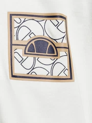 Ellesse T-Shirt Peroli Tee Weiß/Grau/Khaki/Creme/Dunkelblau