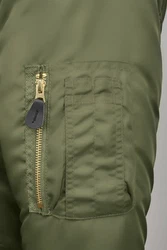 Brandit Jacke MA2 Fur Collar Dunkelgrün