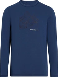 McKINLEY Longsleeve He.-Langarmshirt Harino II Grau/Gelb