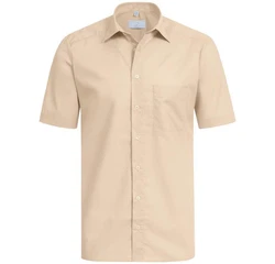 GREIFF Kurzarmhemd BASIC Corporate Hemd Herren Beige
