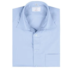 GREIFF Kurzarmhemd BASIC Corporate Hemd Herren Hellblau (35/36)