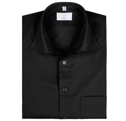GREIFF Kurzarmhemd BASIC Corporate Hemd Herren Schwarz (35/36)